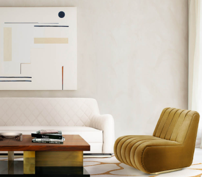 Sahar Luxury Single Seater Sofa Premium